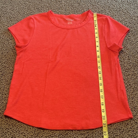 NWOT American Eagle Waffle Knit Short Sleeved  Shirt Size XL - Picture 5 of 5